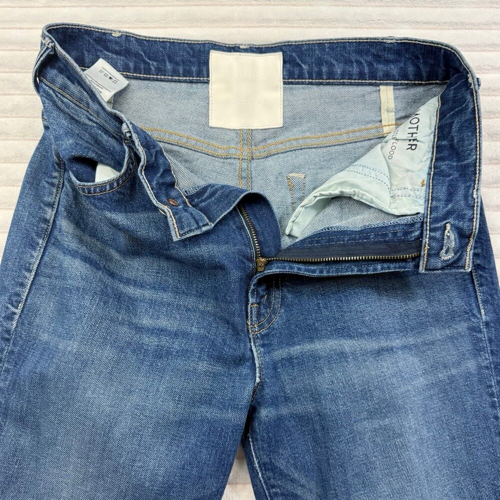Mother SUPERIOR Hustler Flood Fray size 28 Beer Me Ankle Jeans - Picture 11 of 16
